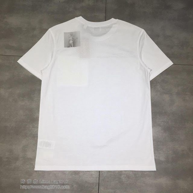 Burberry短袖 19春夏新款 巴寶莉白色T恤   tzy1816